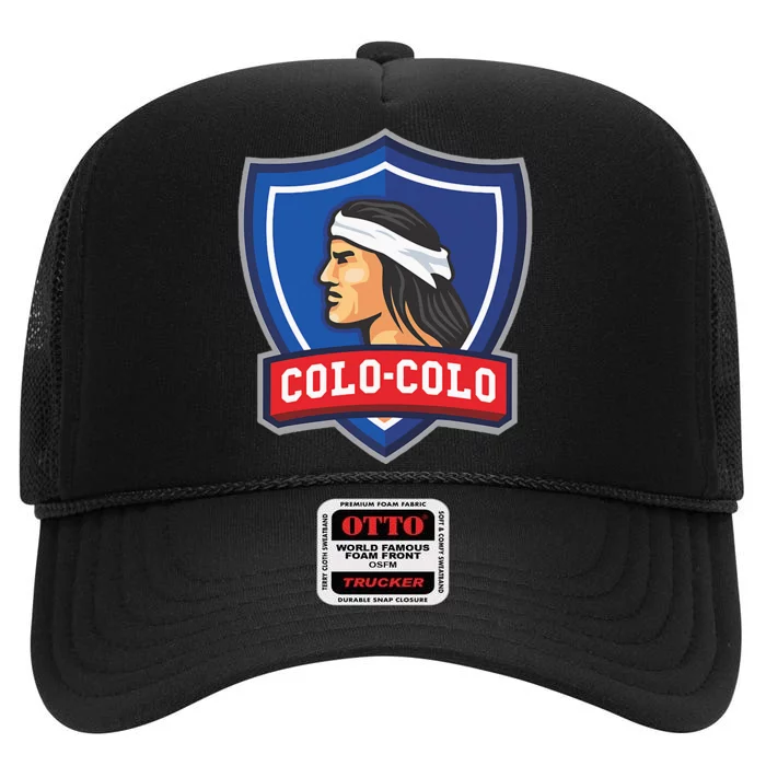 Club Colocolo Macul Chile Updated High Crown Mesh Trucker Hat