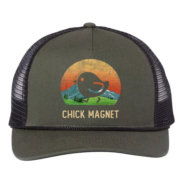 Cool Chick Magnet I Just Freaking Love Chicken Farm Retro Rope Trucker Hat Cap