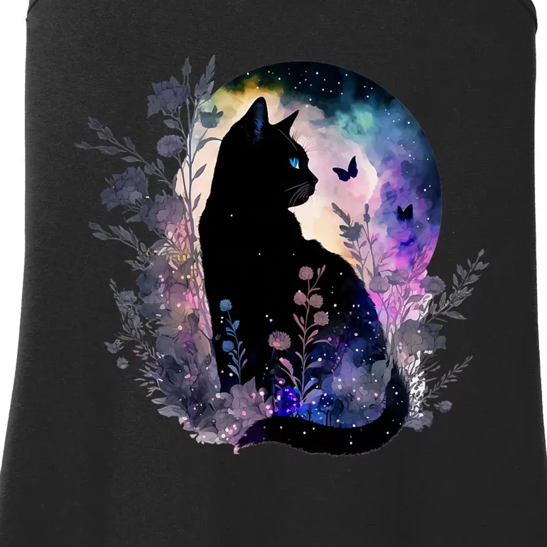 Cute Cat Motifs Cat Ladies Essential Tank