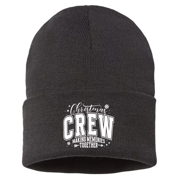 Christmas Crew Making Memories Together Sustainable Knit Beanie