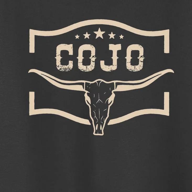 Cojo Country Music Cow Skull funny famer Toddler T-Shirt