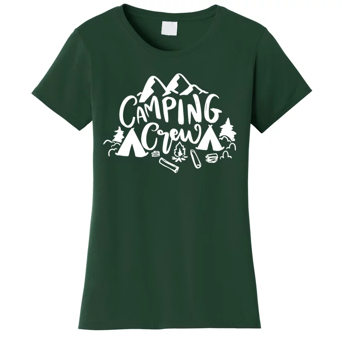 Camping Crew Mountain Women's T-Shirt