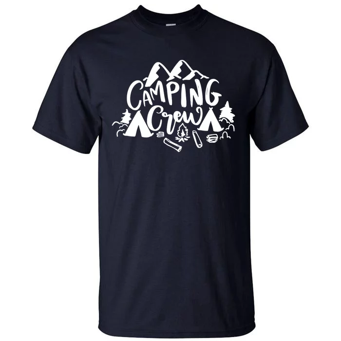 Camping Crew Mountain Tall T-Shirt