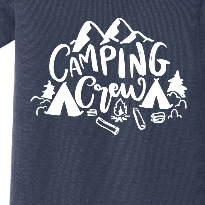 Camping Crew Mountain Baby Bodysuit