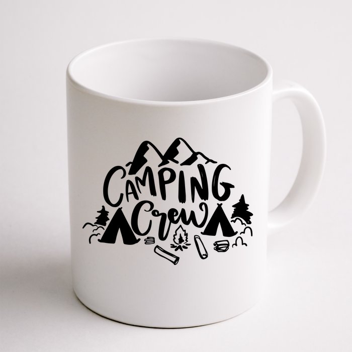 Camping Crew Mountain Front & Back Coffee Mug