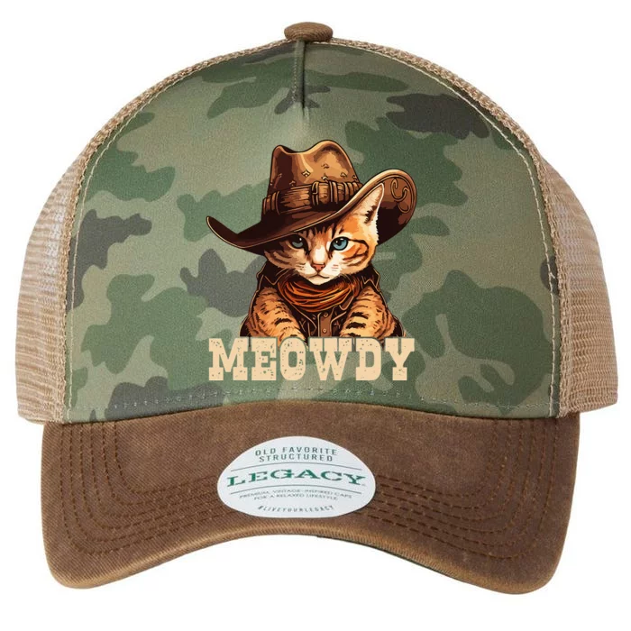 Cowboy Cat Meowdy Legacy Tie Dye Trucker Hat