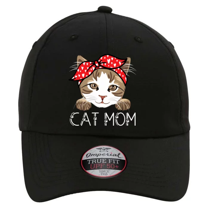 Cute Cat Mom Cat Lovers Mother's Day The Original Performance Cap