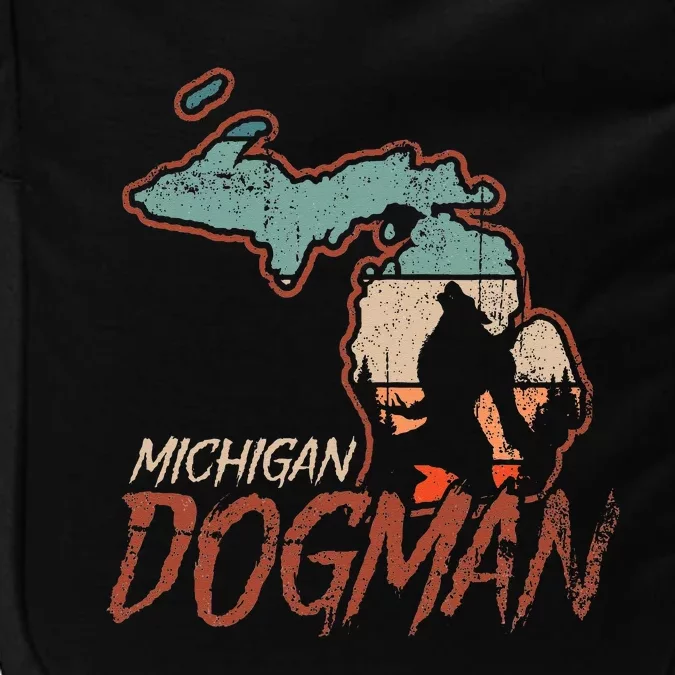 Cryptids Cryptozoology Monsters State of Michigan Dogman Impact Tech Backpack