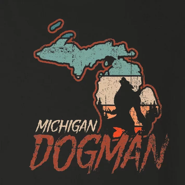 Cryptids Cryptozoology Monsters State of Michigan Dogman Toddler Long Sleeve Shirt