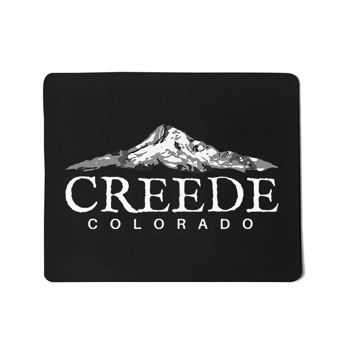 Creede Colorado  Mountain Town Creede Mousepad