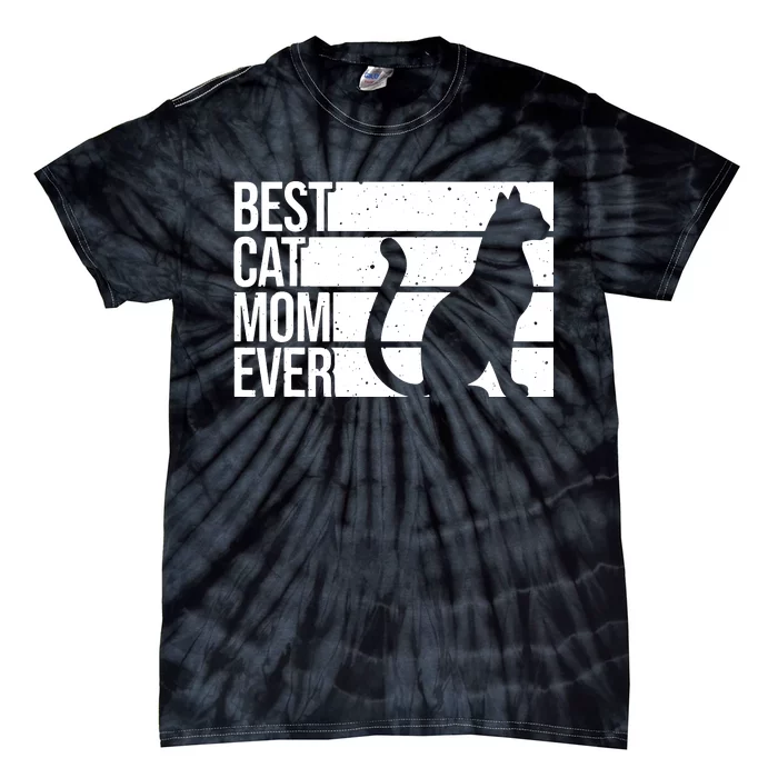 Cute Cat Mom Art For Women Girl Cat Pet Animal Kitten Lovers Tie-Dye T-Shirt