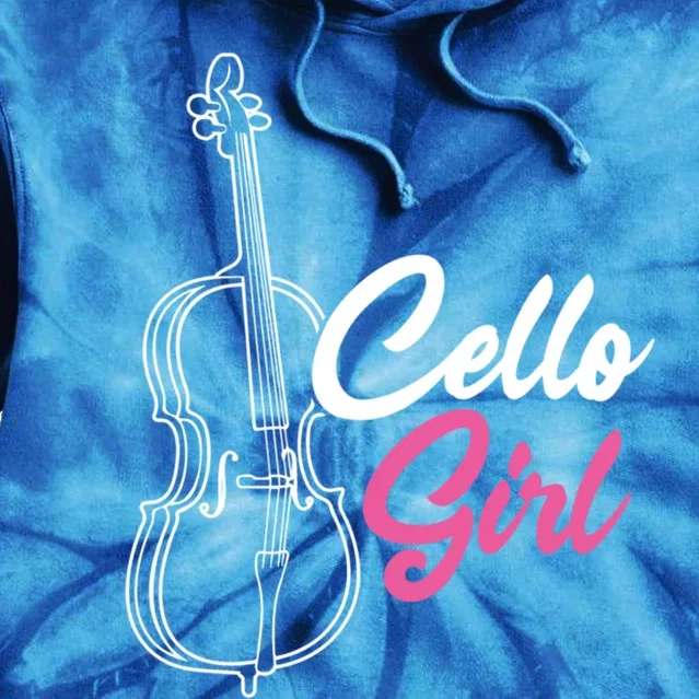 Cello Cellist Musical Instrut Musician Cello Player Great Gift Tie Dye Hoodie