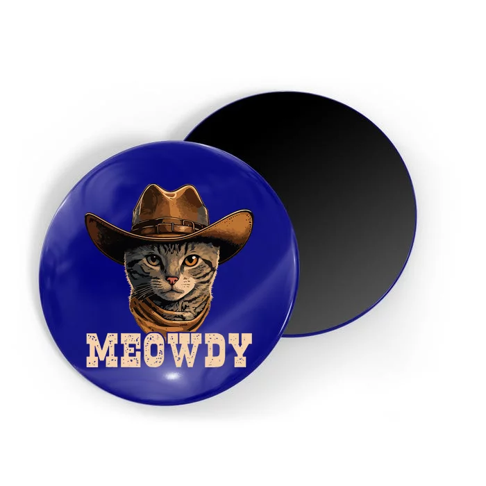 Cowboy Cat Meowdy Magnet