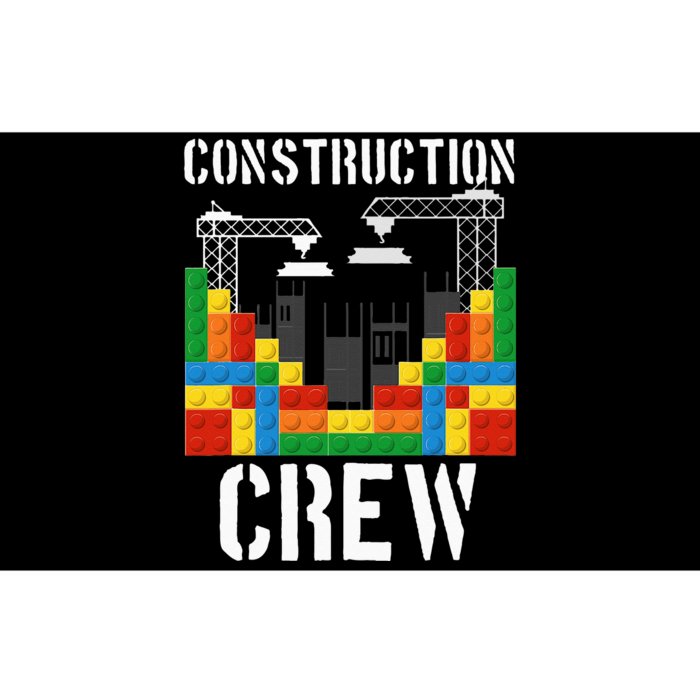 Construction Crew Master Builder Bricklayer Building Blocks Bumper Sticker