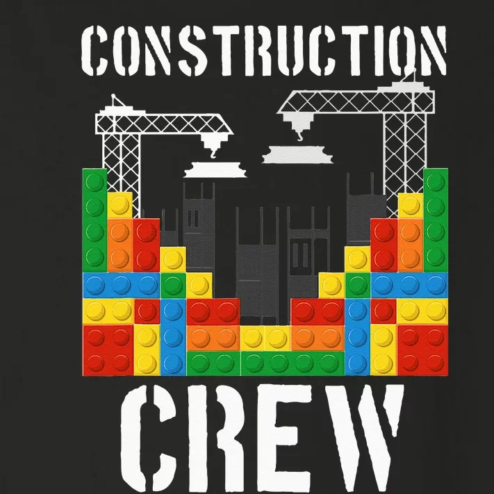 Construction Crew Master Builder Bricklayer Building Blocks Toddler Long Sleeve Shirt