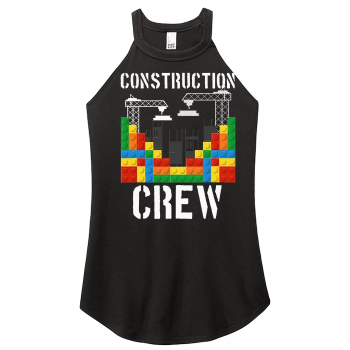 Construction Crew Master Builder Bricklayer Building Blocks Women’s Perfect Tri Rocker Tank