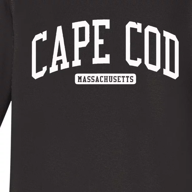 Cape Cod Massachusetts Ma College University Style Baby Long Sleeve Bodysuit