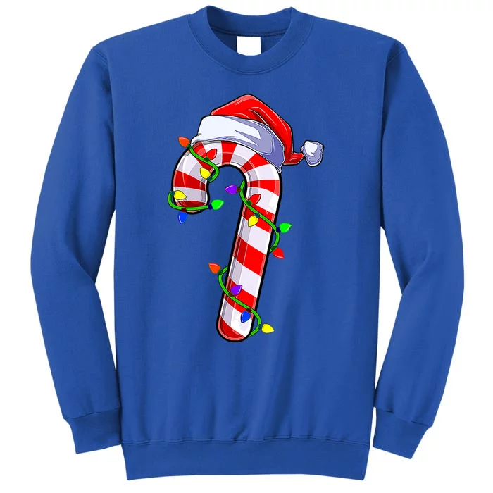 Candy Cane Merry And Bright Red And White Candy Christmas Gift Tall Sweatshirt