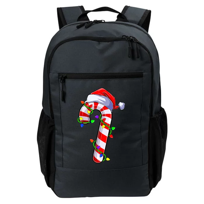 Candy Cane Merry And Bright Red And White Candy Christmas Gift Daily Commute Backpack