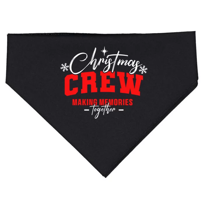 Christmas Crew Matching Family Funny Gift USA-Made Doggie Bandana