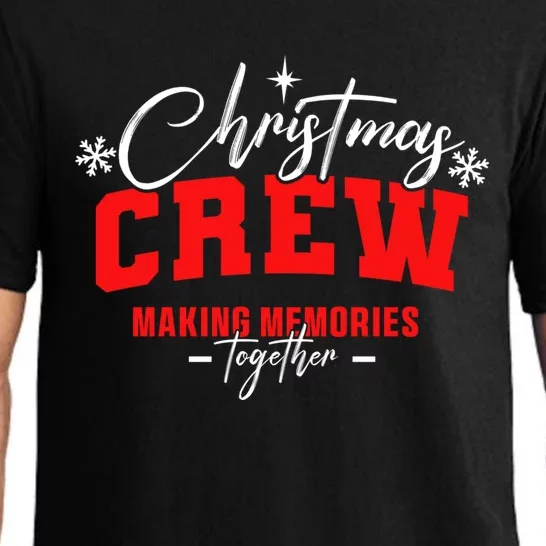 Christmas Crew Matching Family Funny Gift Pajama Set