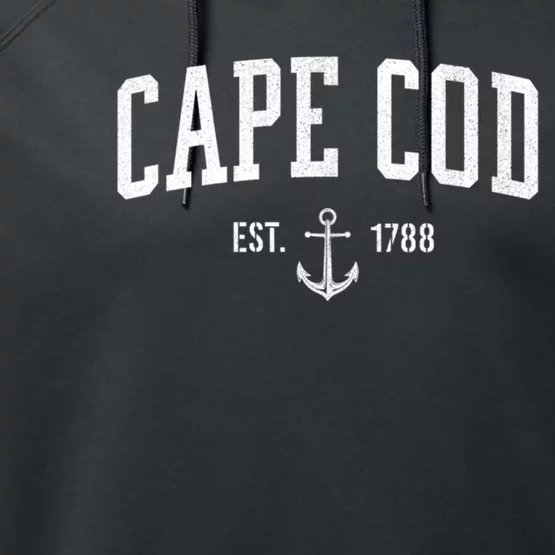 Cape Cod Massachusetts 1788 Sweater Meaningful Gift Men Women Gift Performance Fleece Hoodie