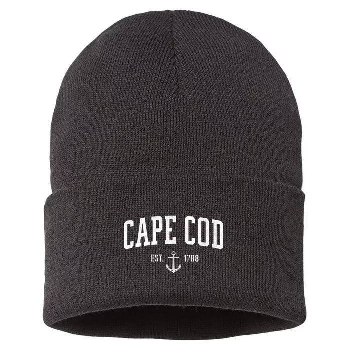 Cape Cod Massachusetts 1788 Sweater Meaningful Gift Men Women Gift Sustainable Knit Beanie