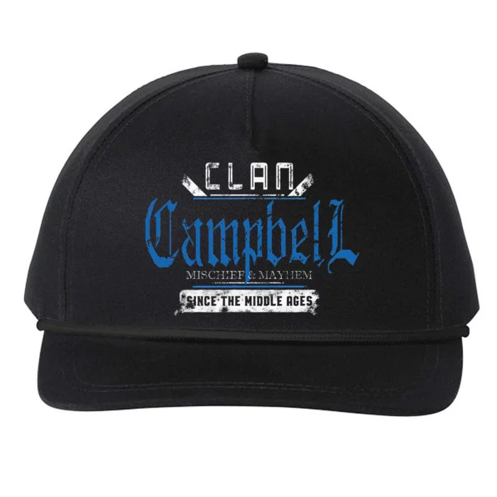 Clan Campbell Mischief And Mayhem Since The Middle Ages Snapback Five-Panel Rope Hat