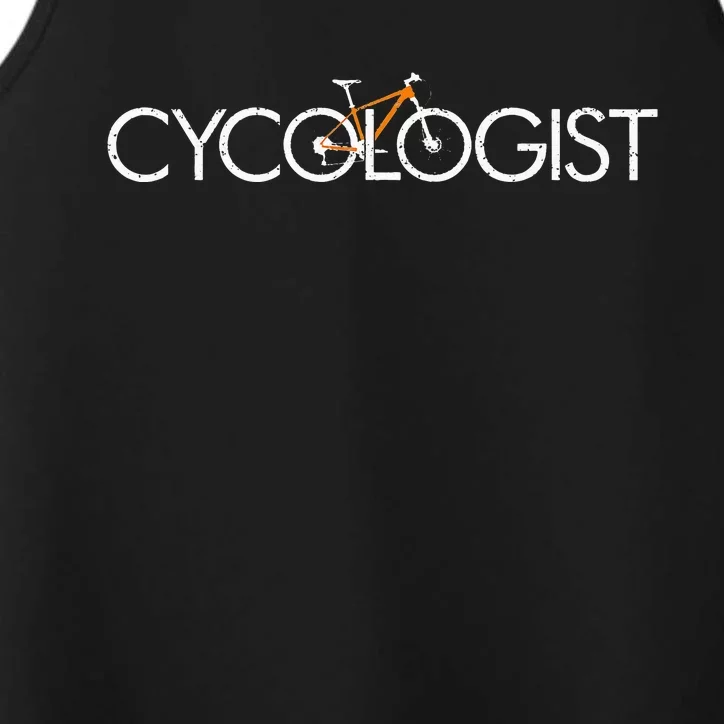 Cycologist Cool MTB Cycling Bike Bicycle Fathers Day Performance Tank