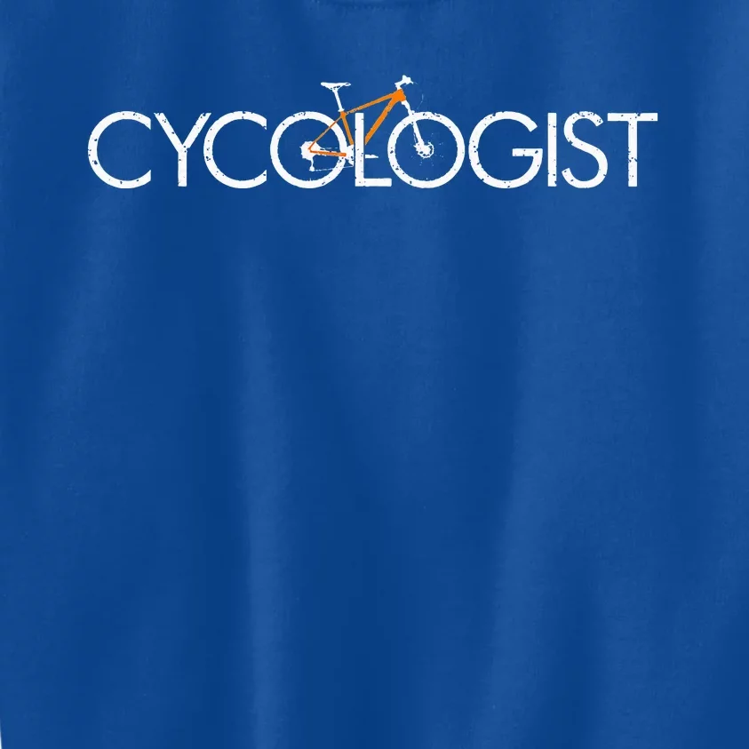 Cycologist Cool MTB Cycling Bike Bicycle Fathers Day Kids Sweatshirt