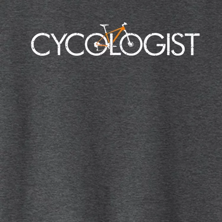 Cycologist Cool MTB Cycling Bike Bicycle Fathers Day Women's Crop Top Tee