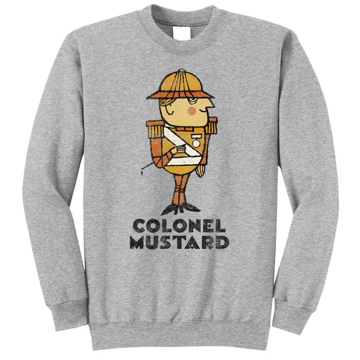 Clue Colonel Mustard Retro Poster Tall Sweatshirt