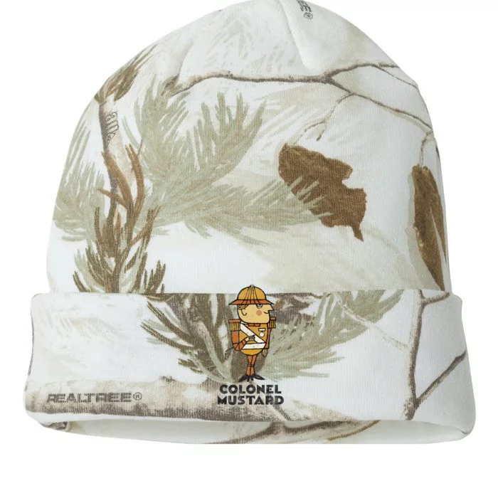 Clue Colonel Mustard Retro Poster Kati - 12in Camo Beanie