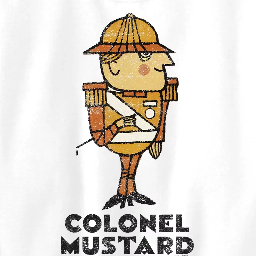 Clue Colonel Mustard Retro Poster Kids Sweatshirt