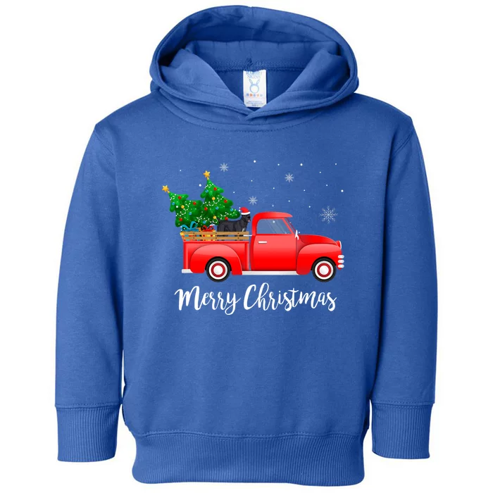 Cane Corso Mastiff Red Truck Christmas Tree Xmas Dog Lover Gift Toddler Hoodie