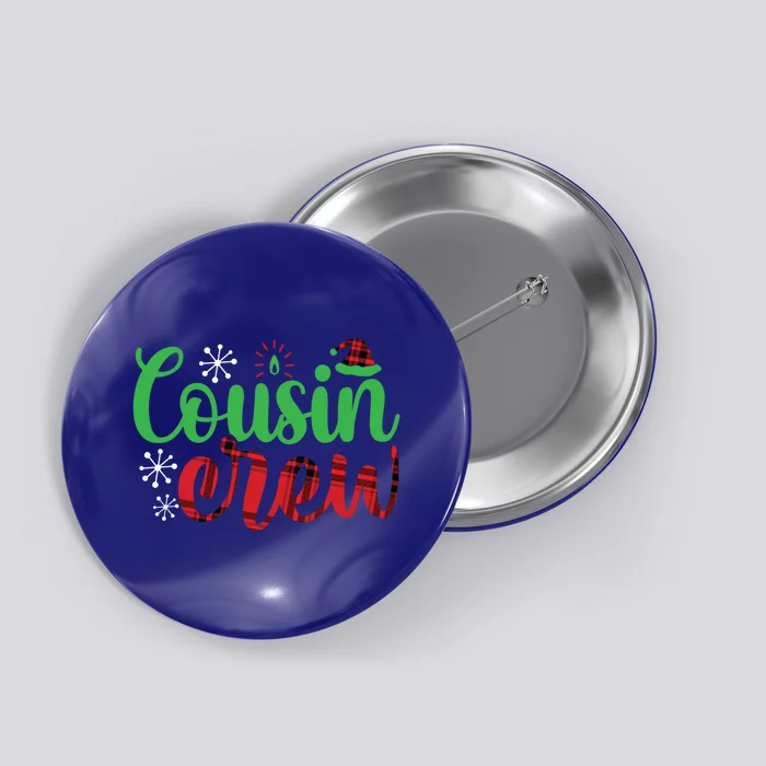 Cousin Crew Matching Family Christmas Cousin Crew Gift Button