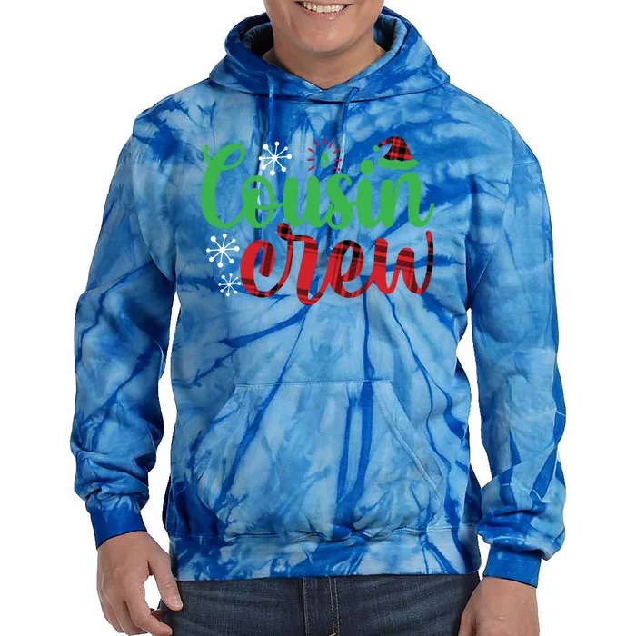 Cousin Crew Matching Family Christmas Cousin Crew Gift Tie Dye Hoodie