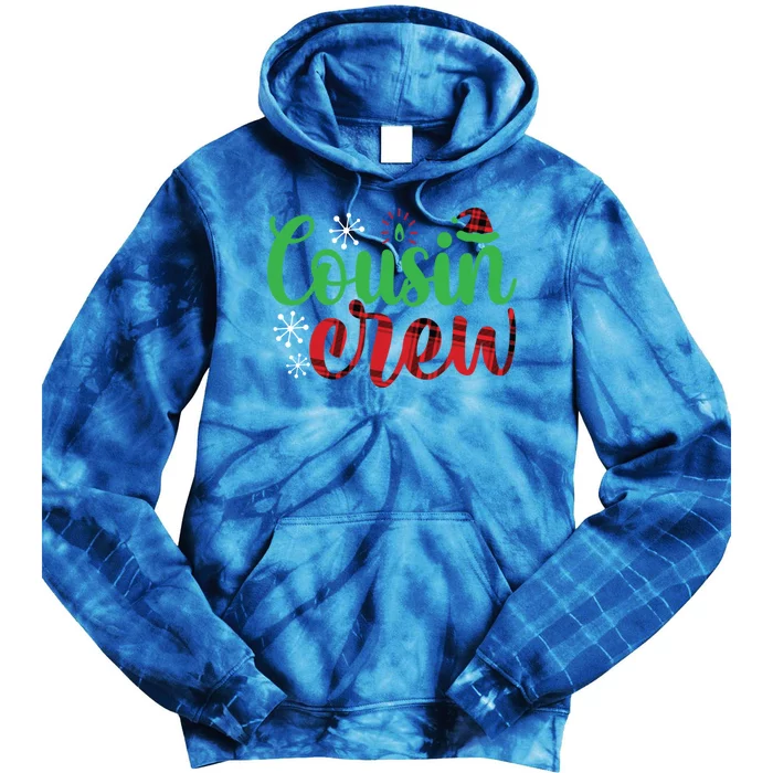 Cousin Crew Matching Family Christmas Cousin Crew Gift Tie Dye Hoodie