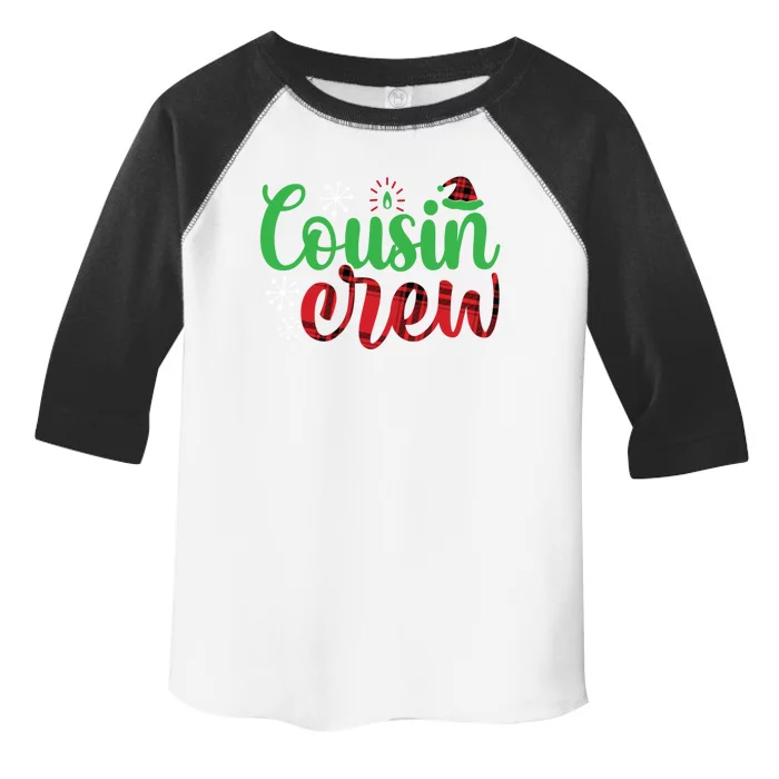 Cousin Crew Matching Family Christmas Cousin Crew Gift Toddler Fine Jersey T-Shirt