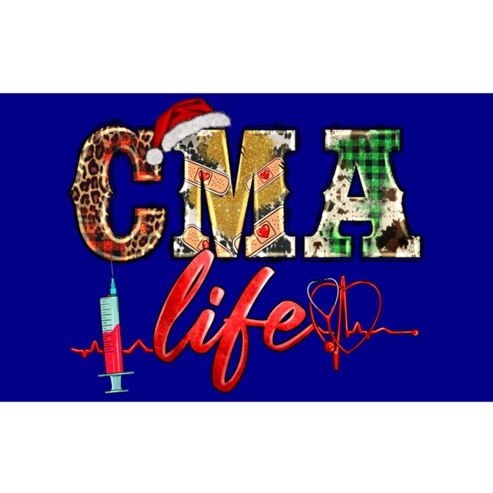 Christmas Certified Medical Assistant Cma Life Santa Squad Gift Bumper Sticker