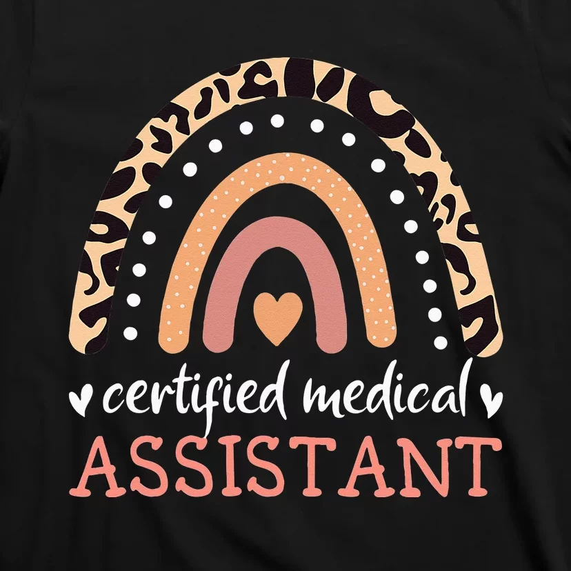 CMA Certified Medical Assistant Rainbow Nurse Registered RMA T-Shirt