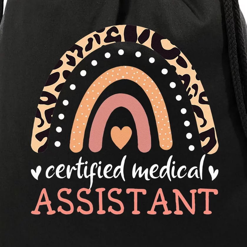 CMA Certified Medical Assistant Rainbow Nurse Registered RMA Drawstring Bag