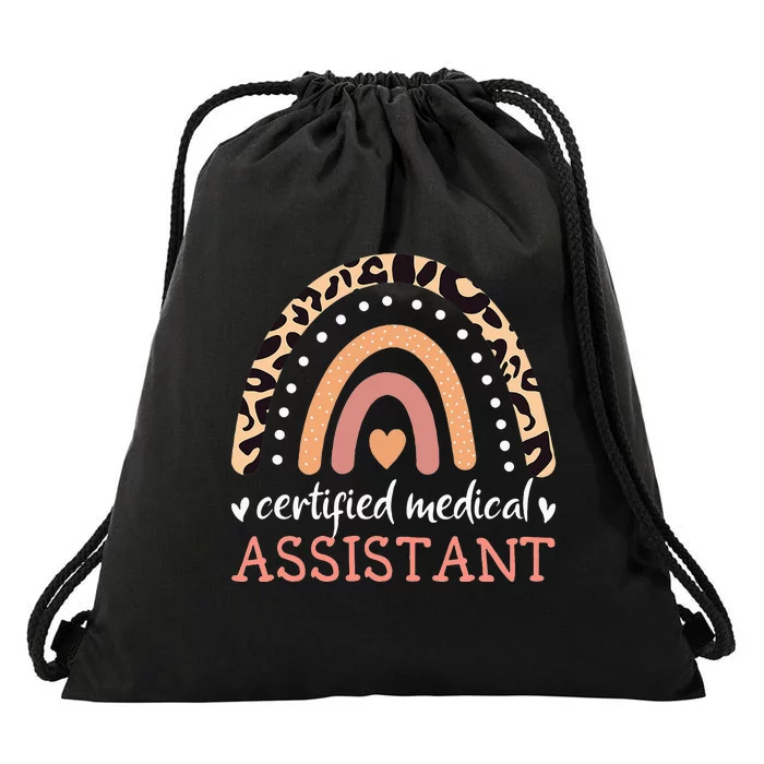 CMA Certified Medical Assistant Rainbow Nurse Registered RMA Drawstring Bag