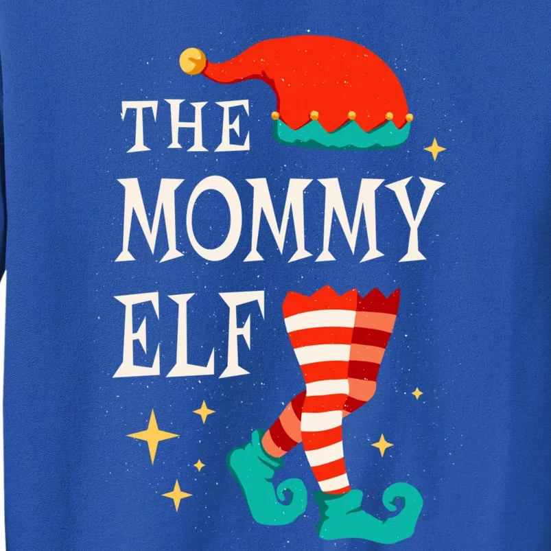 Christmas Costume Mother Mum Elf Gift Tall Sweatshirt