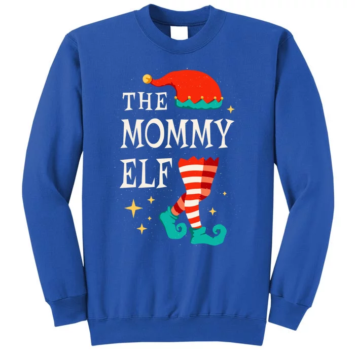 Christmas Costume Mother Mum Elf Gift Tall Sweatshirt