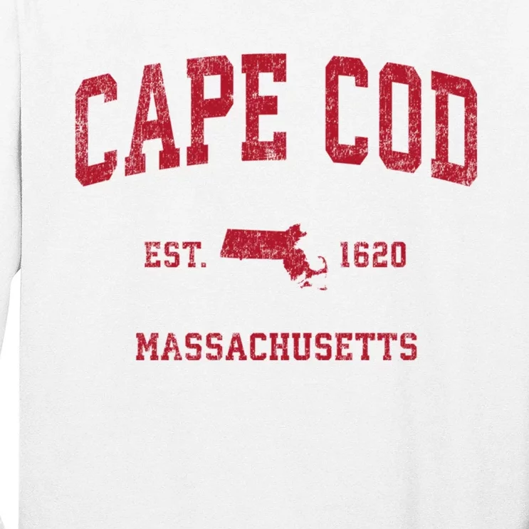 Cape Cod Massachusetts Ma Vintage Sports Long Sleeve Shirt