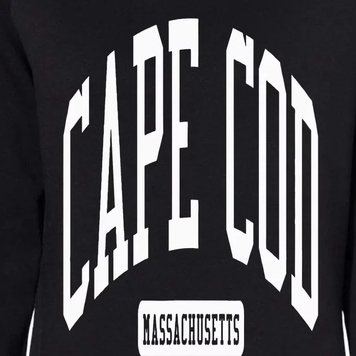 Cape Cod Massachusetts MA College University Style Womens California Wash Sweatshirt