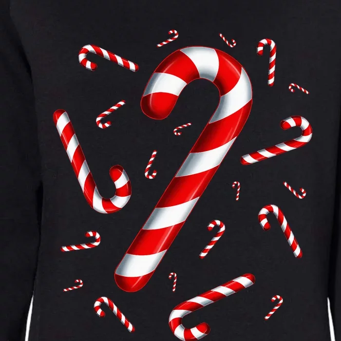 Candy Cane Merry And Bright Red And White Candy Costume Womens California Wash Sweatshirt