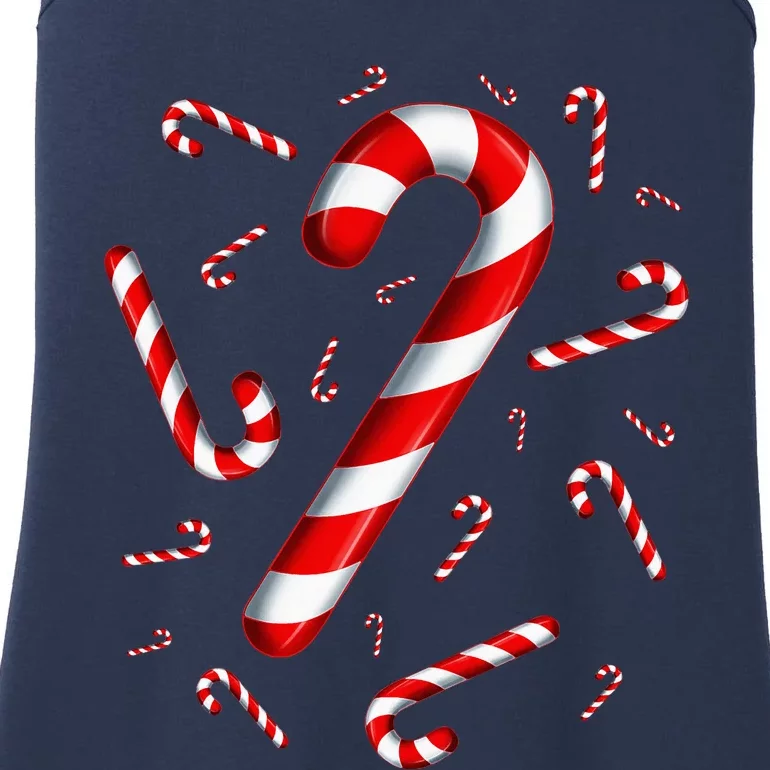 Candy Cane Merry And Bright Red And White Candy Costume Ladies Essential Tank