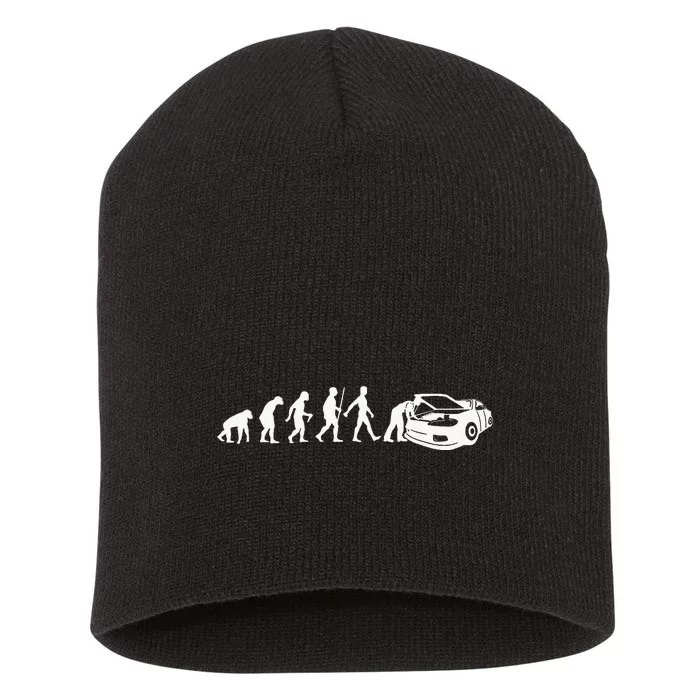 Cool Car Mechanic For Dad Car Garage Car Mechanic Short Acrylic Beanie